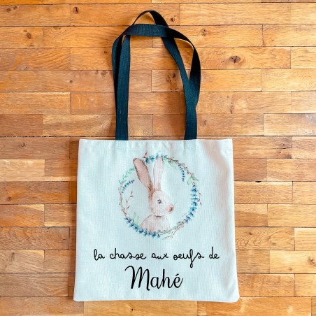 Sac Toile Pâques - pour chasse aux oeufs