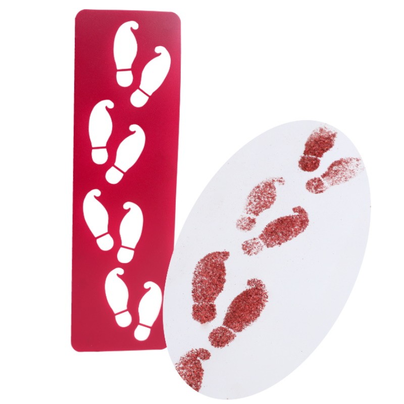 Pochoir Empreintes - Lutin Farceur