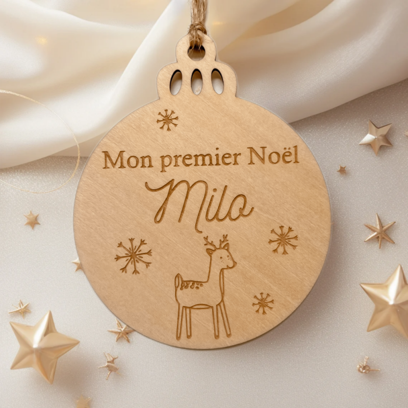 Boule - Premier Noël - Faon