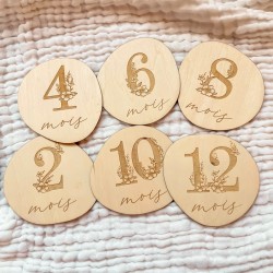 Cartes étapes en Bois - 1ère année - Galets Koishi 2