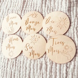 Cartes étapes en Bois - Constellation