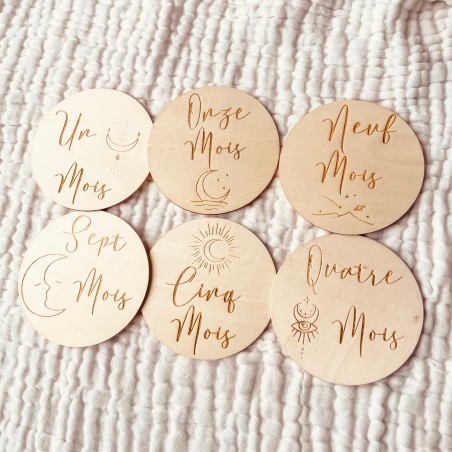 Cartes étapes en Bois - Constellation