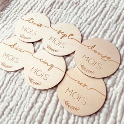 Cartes étapes en Bois - 1ère année - Ligne 2