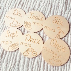 1ère Année - Cartes étapes en Bois - Espace 2