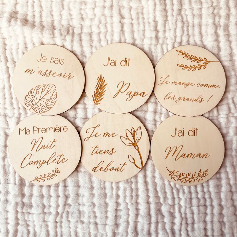 Cartes étapes en Bois - Evènements