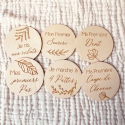 Cartes étapes en Bois - Evènements 2