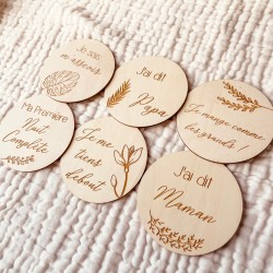 Cartes étapes en Bois - Evènements