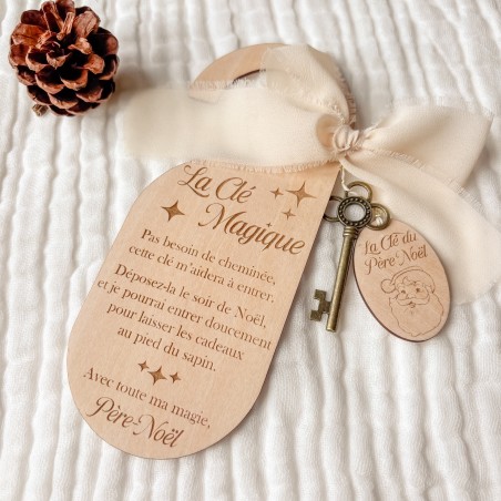 Clé Magique du Père Noël – Tradition féérique de Noël 🎄