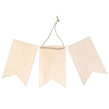 Guirlande Fanions en Bois