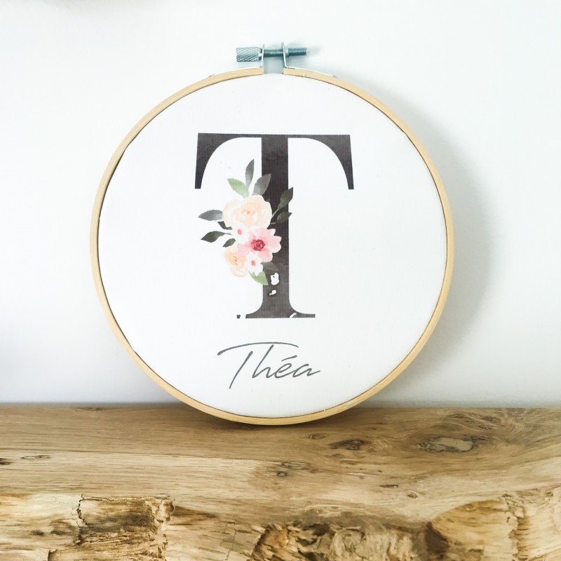 Cadre Tambour - Initiale