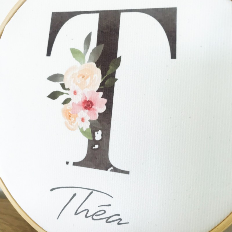 Cadre Tambour - Initiale