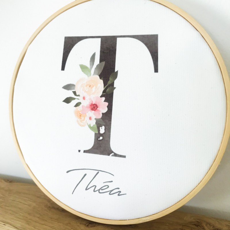 Cadre Tambour - Initiale