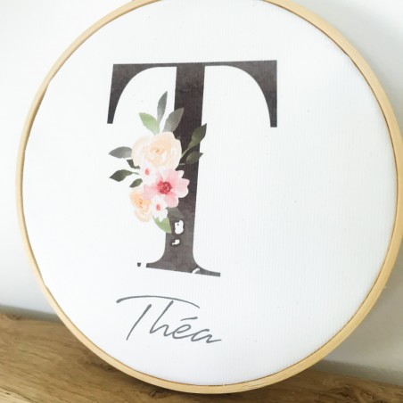 Cadre Tambour - Initiale