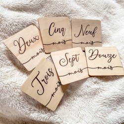 Cartes étapes en Bois - 1ère année - Carré 2