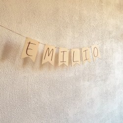 Guirlande Fanions en Bois 2