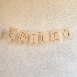 Guirlande Fanions en Bois